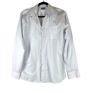 Maximos Long Sleeve Colar Dress Shirt Size M